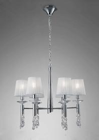 Tiffany Polished Chrome Crystal Ceiling Lights Mantra Shaded Crystal Fittings Tiffany Polished Chrome Crystal Ceiling Lights Mantra Shaded Crystal Fittings